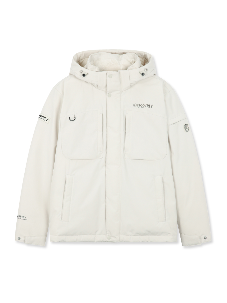 Discovery Bergen Gore 男士鵝絨外套 象牙色 男款