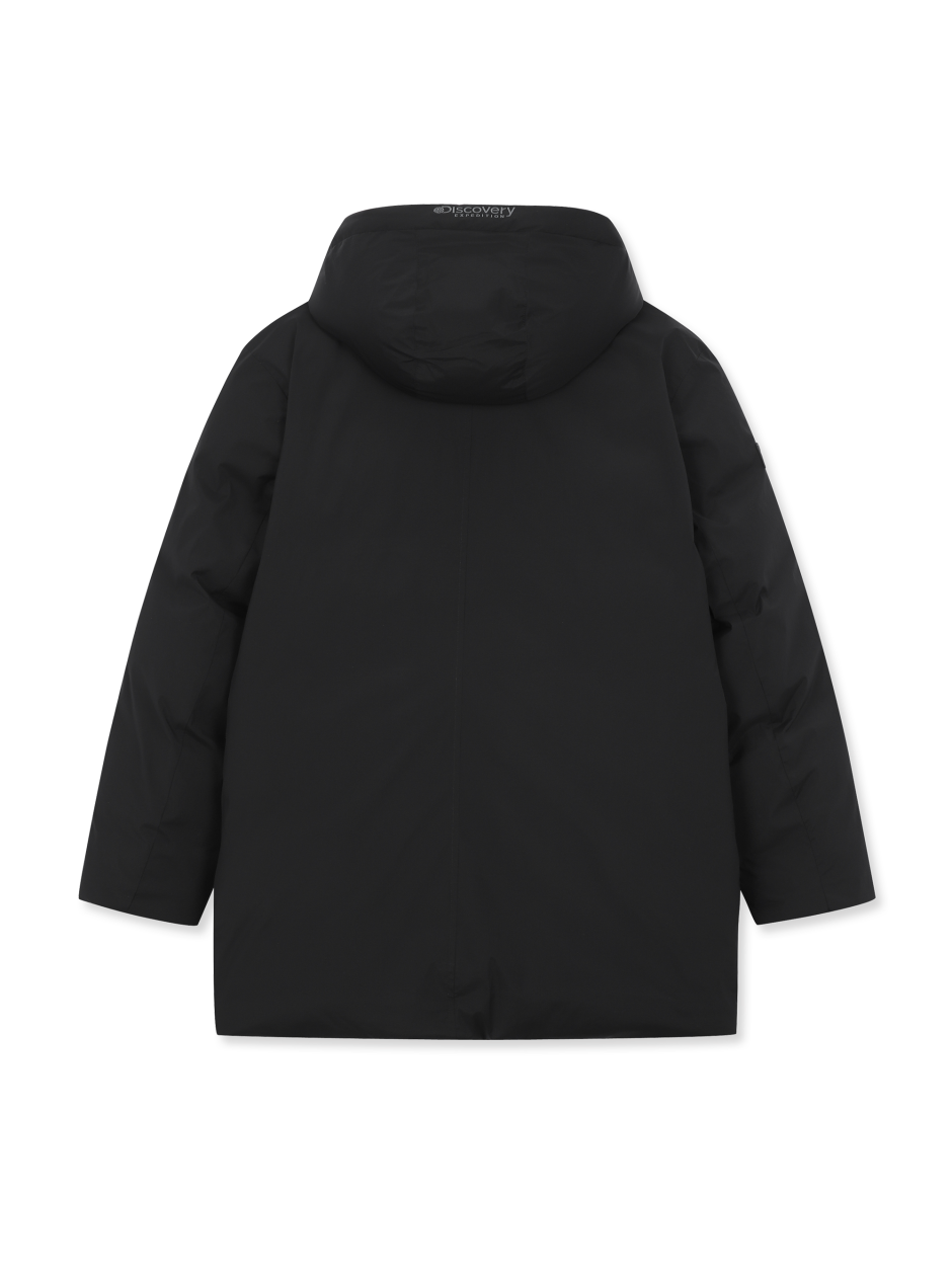 Discovery Scott 男士鵝絨連帽外套 黑色 男
