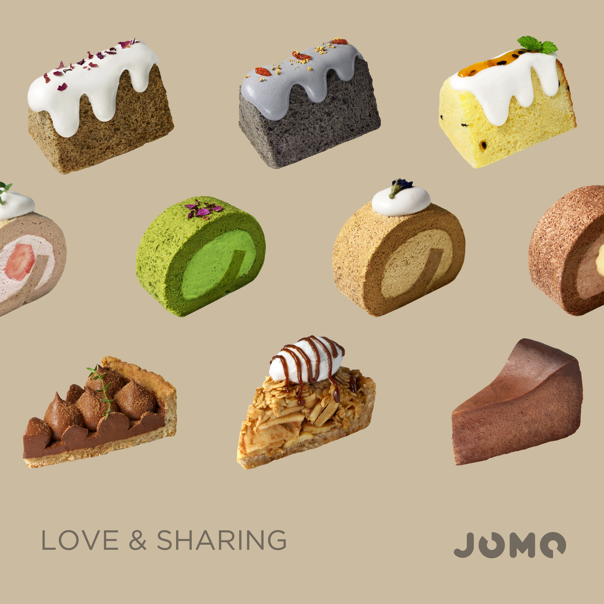 21件戚風與卷蛋糕套餐