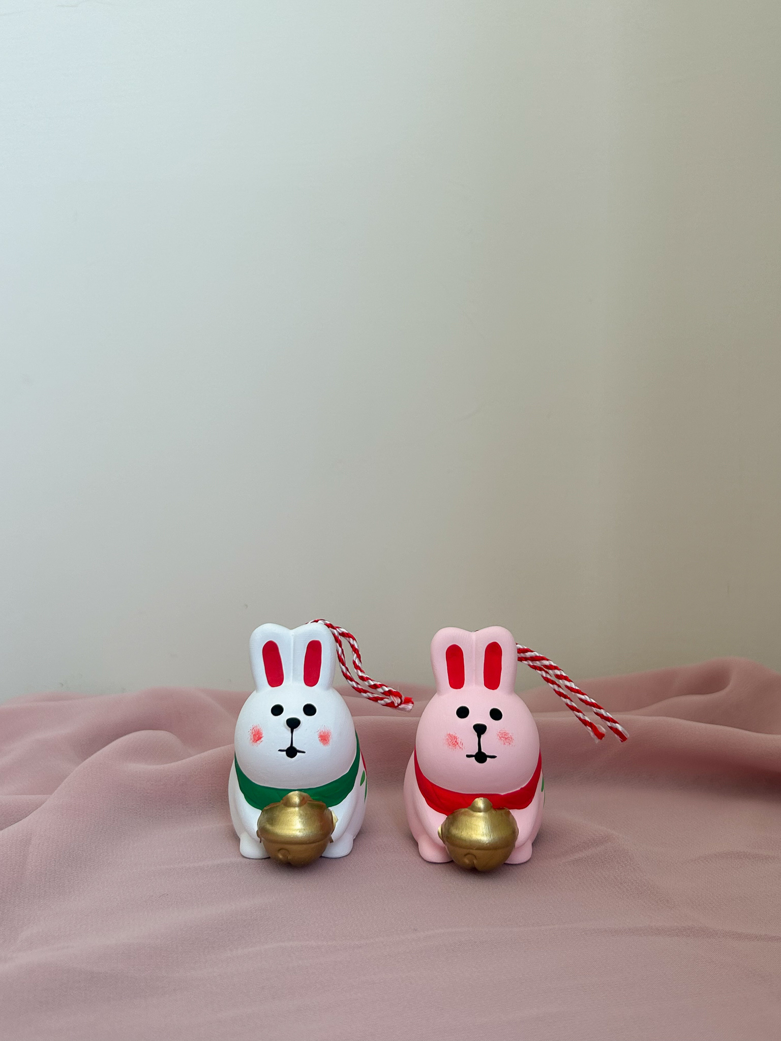 DECOLE 兔子 土鈴 陶瓷擺飾