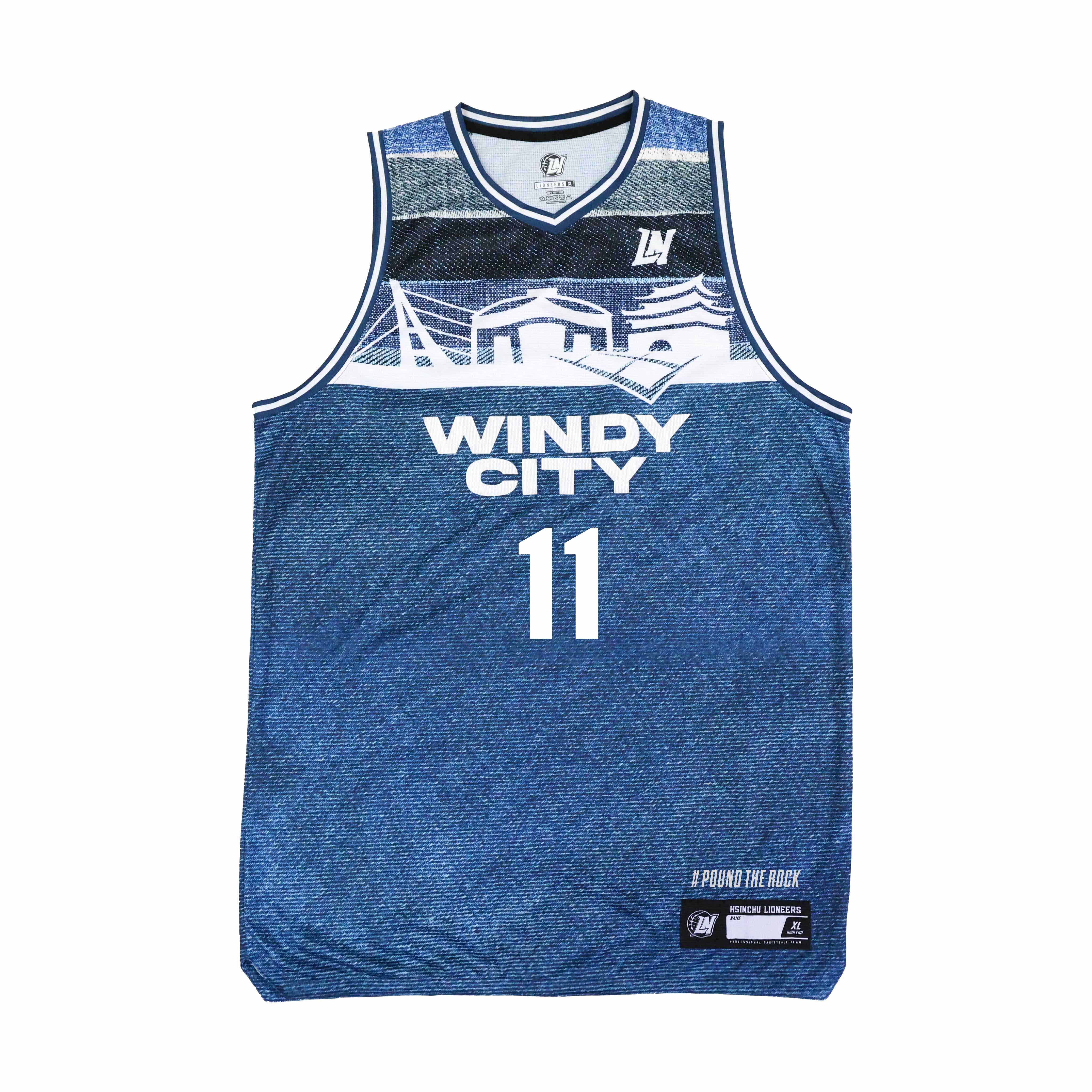 22-23 WINDY CITY城市版球衣｜丹寧