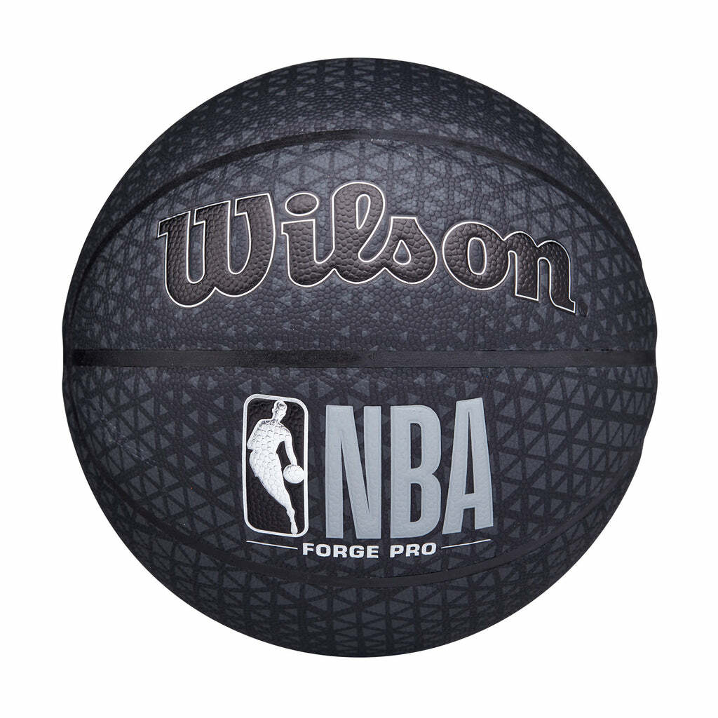 WILSON NBA FORGE PRO BASKETBALL 7號籃球 黑色