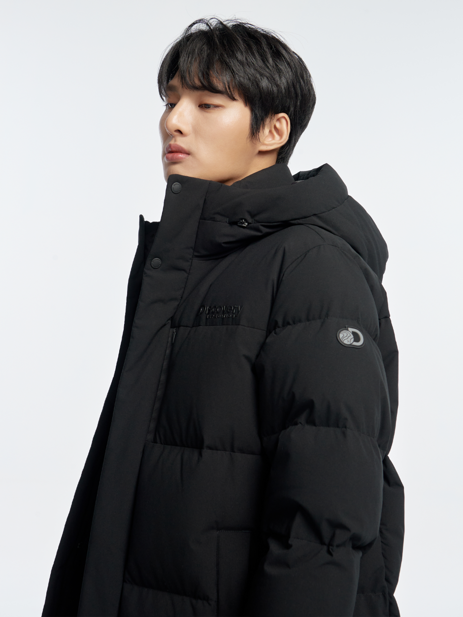 Discovery Leicester G RDS  長版羽絨外套 黑色 男款