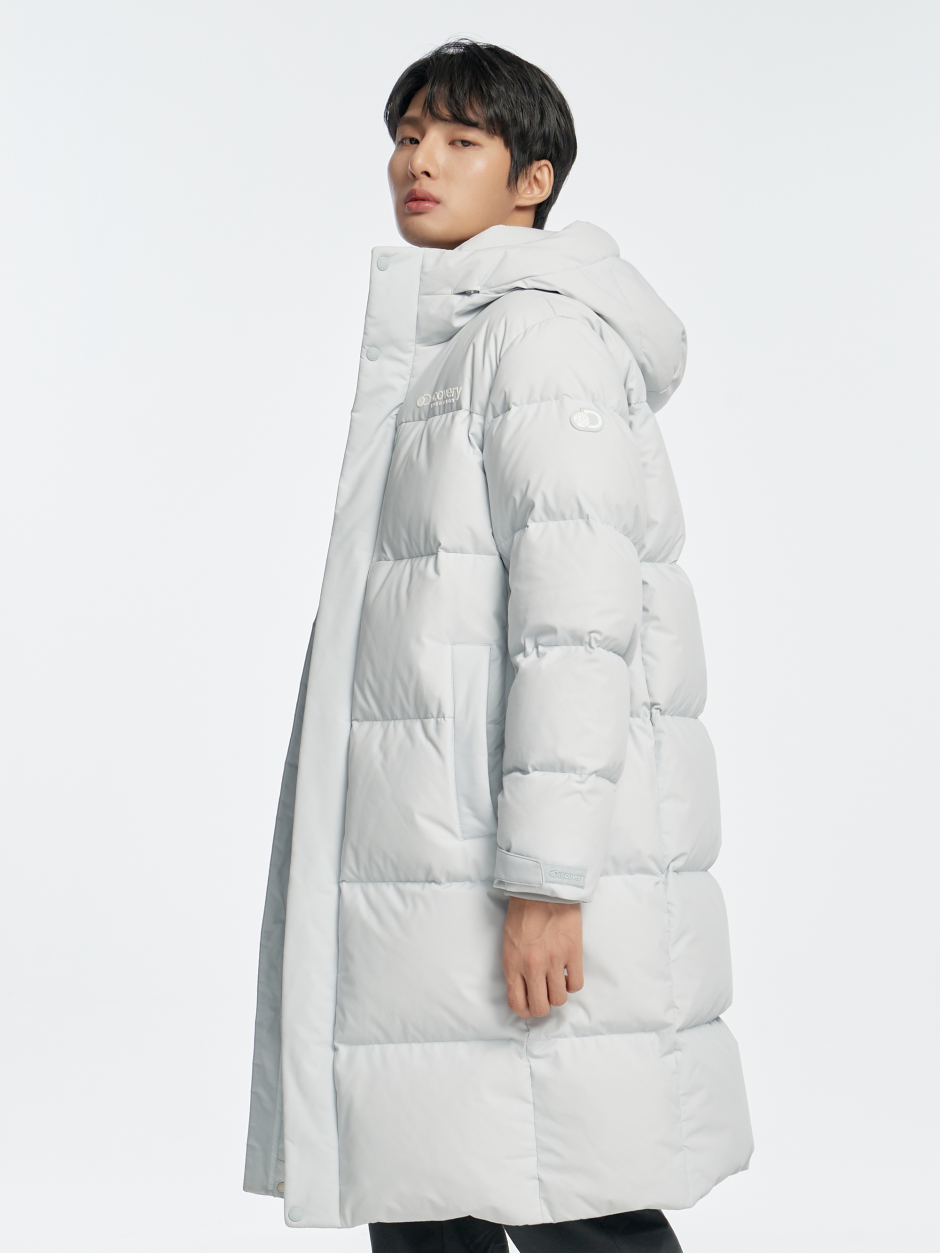 Discovery Leicester G RDS  長版羽絨外套 灰白色 男款