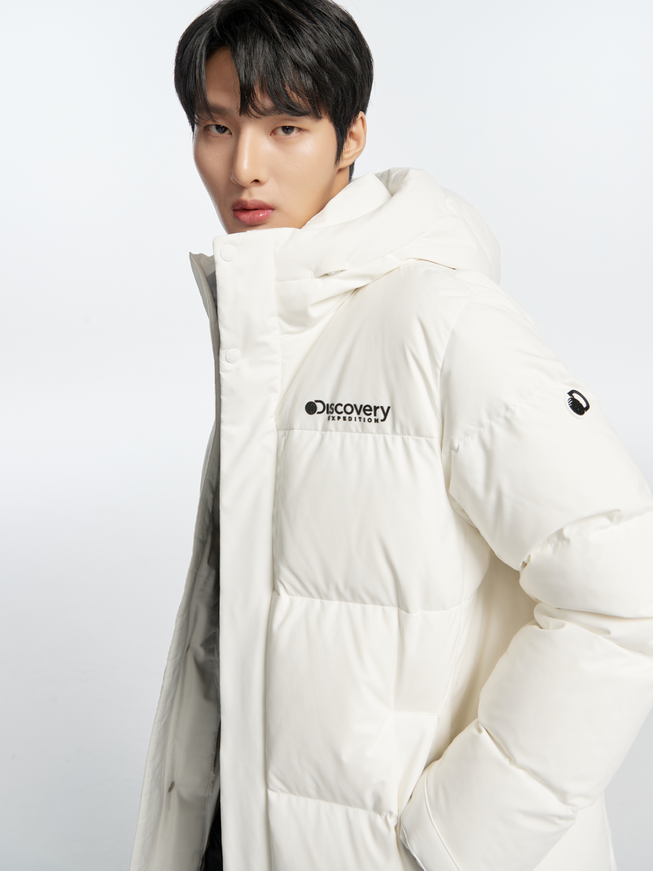 Discovery Leicester G RDS  長版羽絨外套 白色 男款