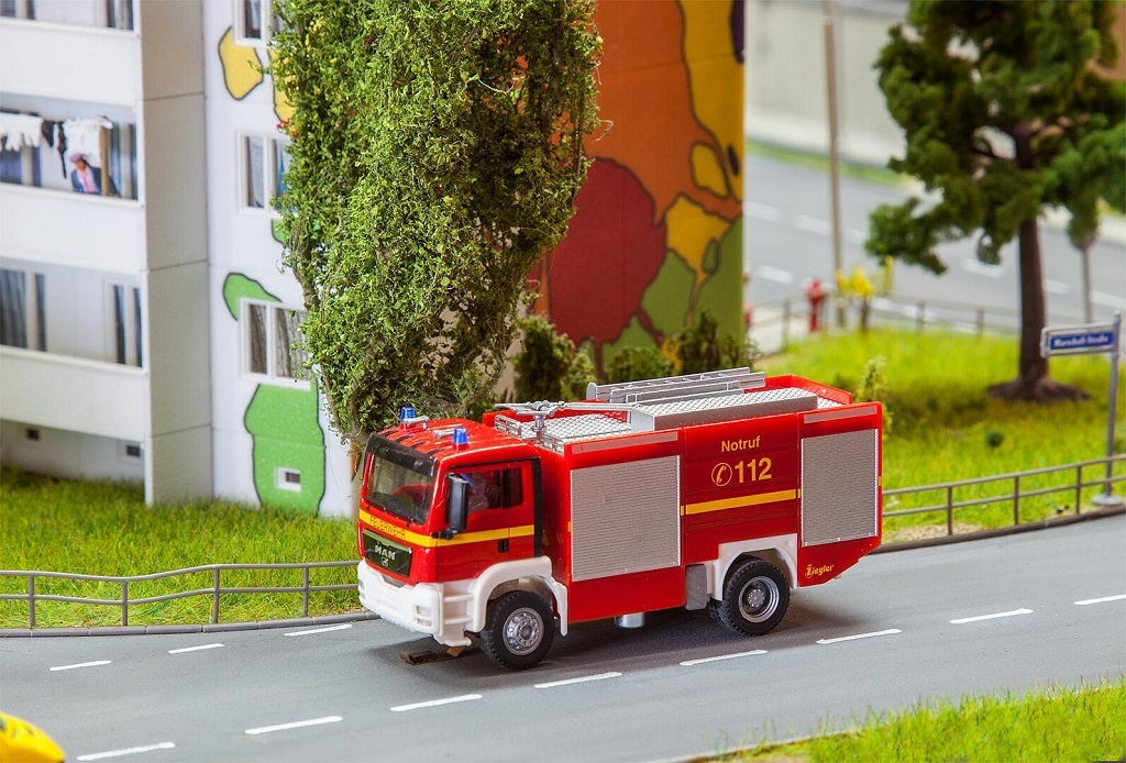 Faller 161599 HO規 MAN TGS TLF Fire brigade (HERPA) 自走車系統 消防車