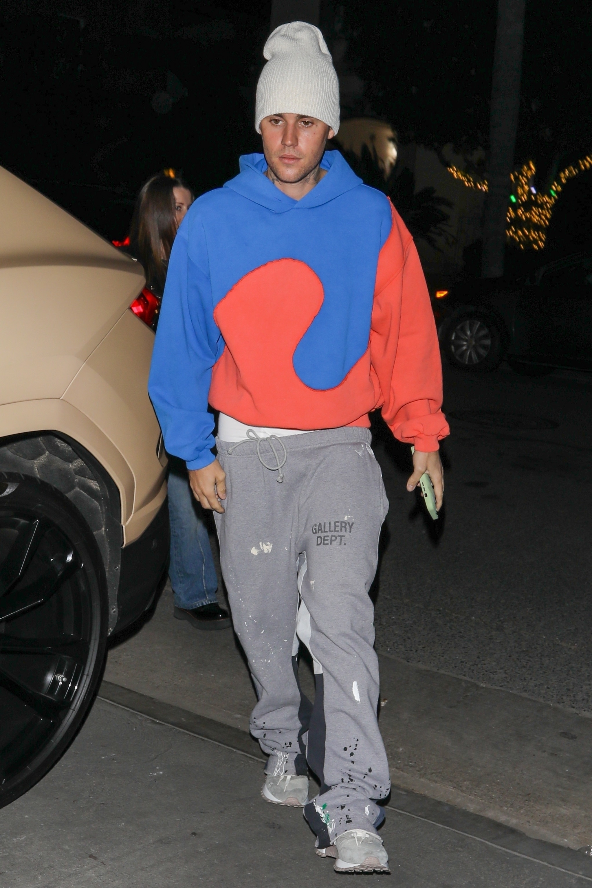 ERL 拼接 帽踢 藍橘/綠紅