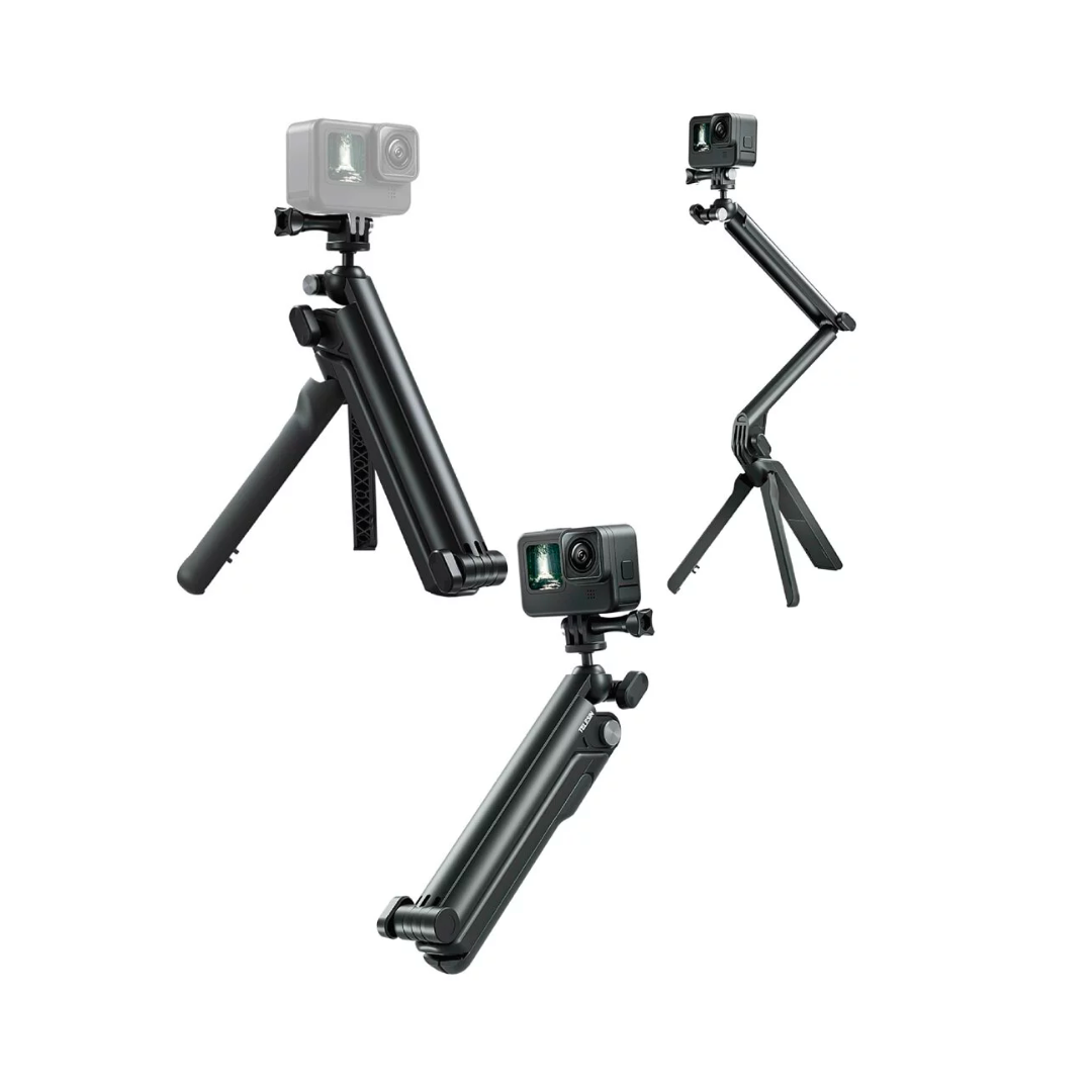 ※ TELESIN 三折螳螂自拍桿/三腳架(一般使用)