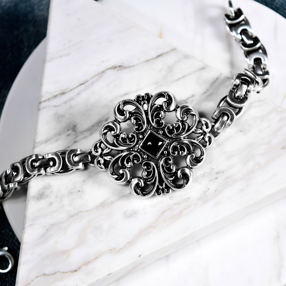 典雅捲紋 個性手鍊/個性飾品/手鍊 - 現貨