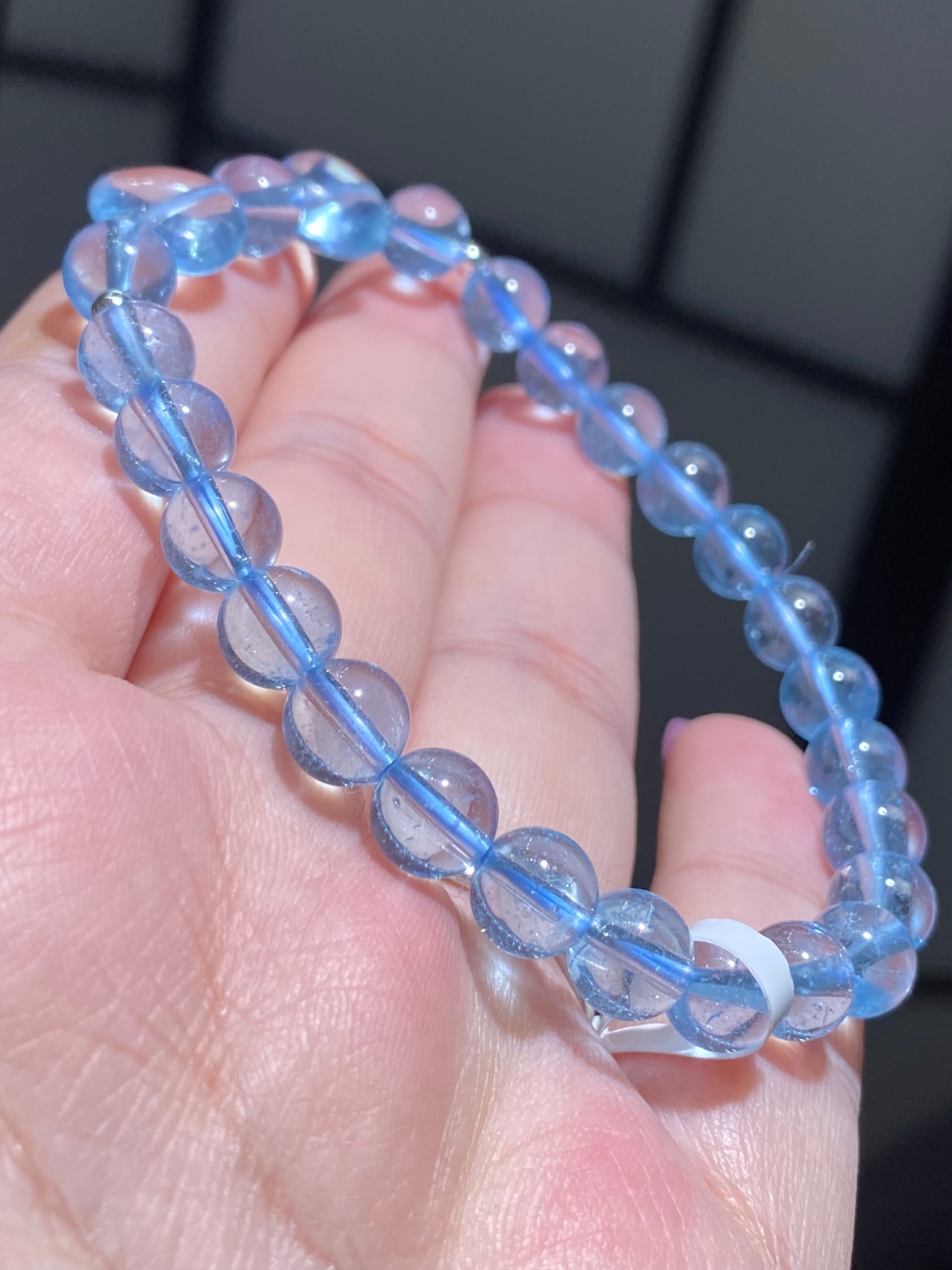 托帕石配海藍寶心心DIY