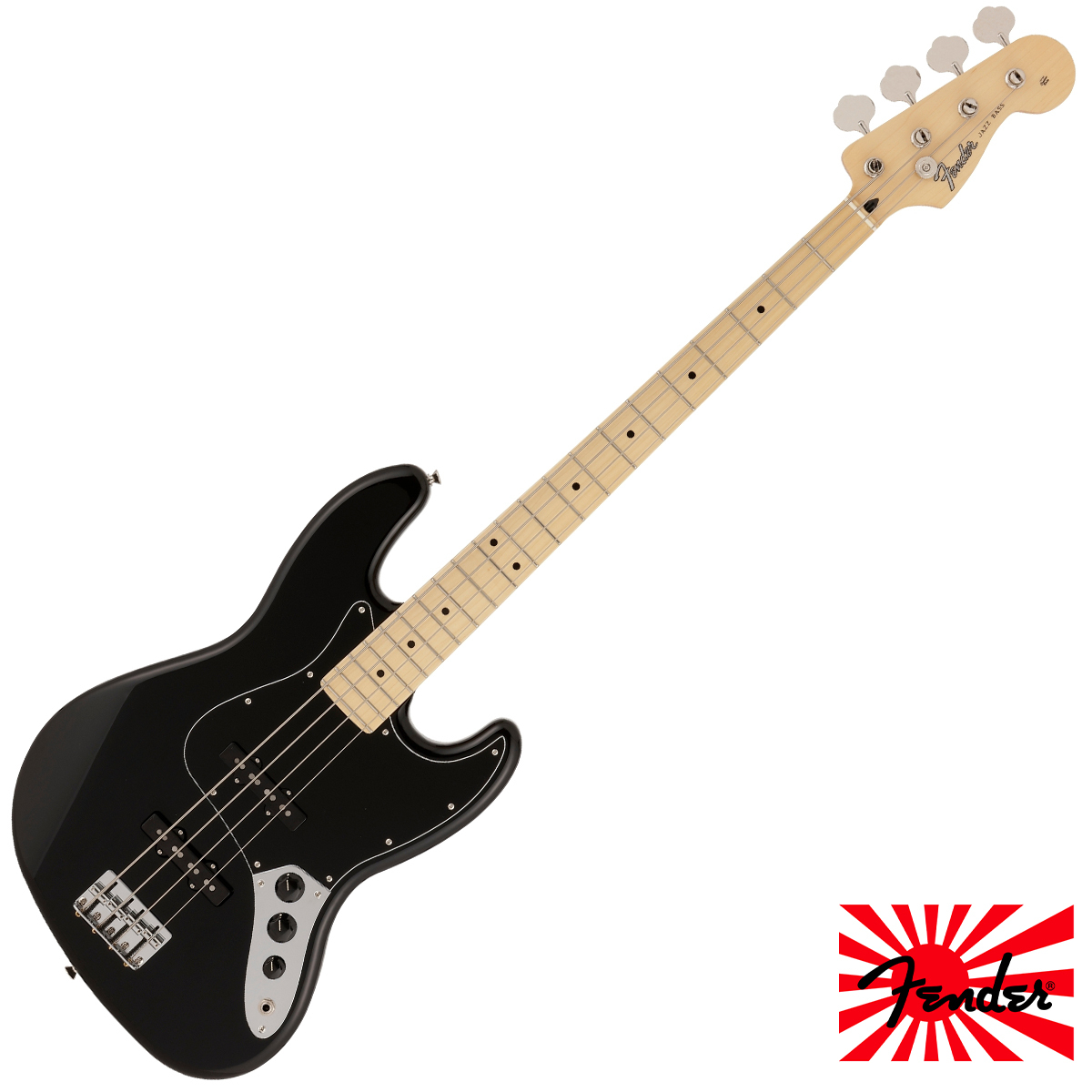 無息分期Fender Japan Hybrid II Jazz Bass BLK 電貝斯