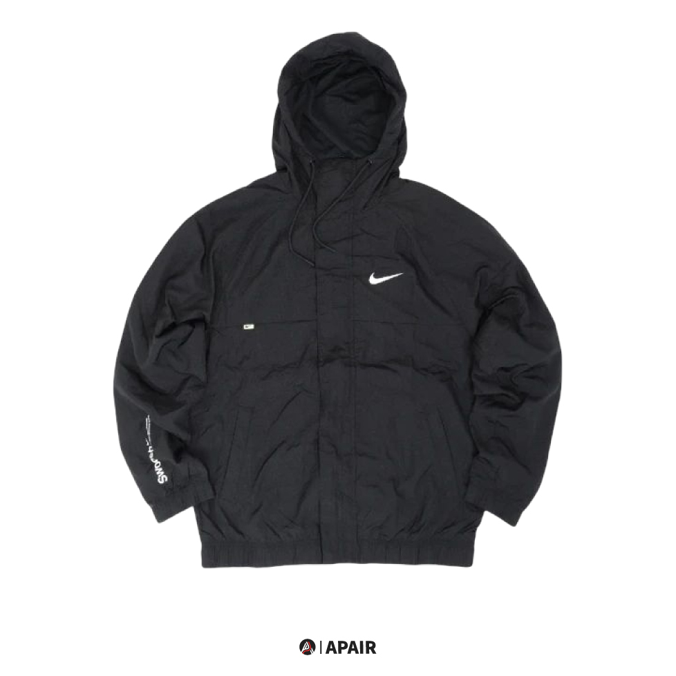 【APAIR】 Nike Alphabet Logo Printing Colorblock Hooded Jacket 拼接機能夾克 外套 DX6311-010(黑)/DX6311-222(藍綠拚接)