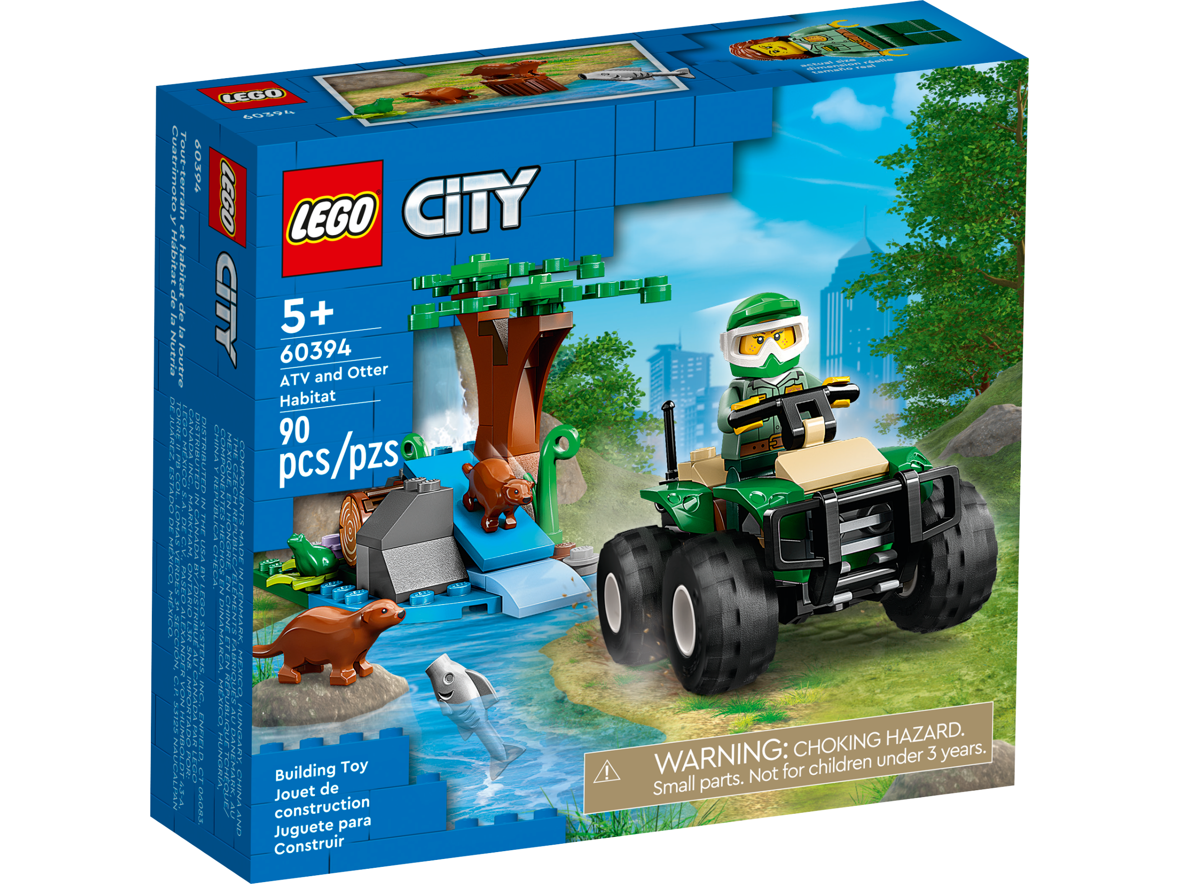 LEGO City 60394 : ATV 和水獺棲息地