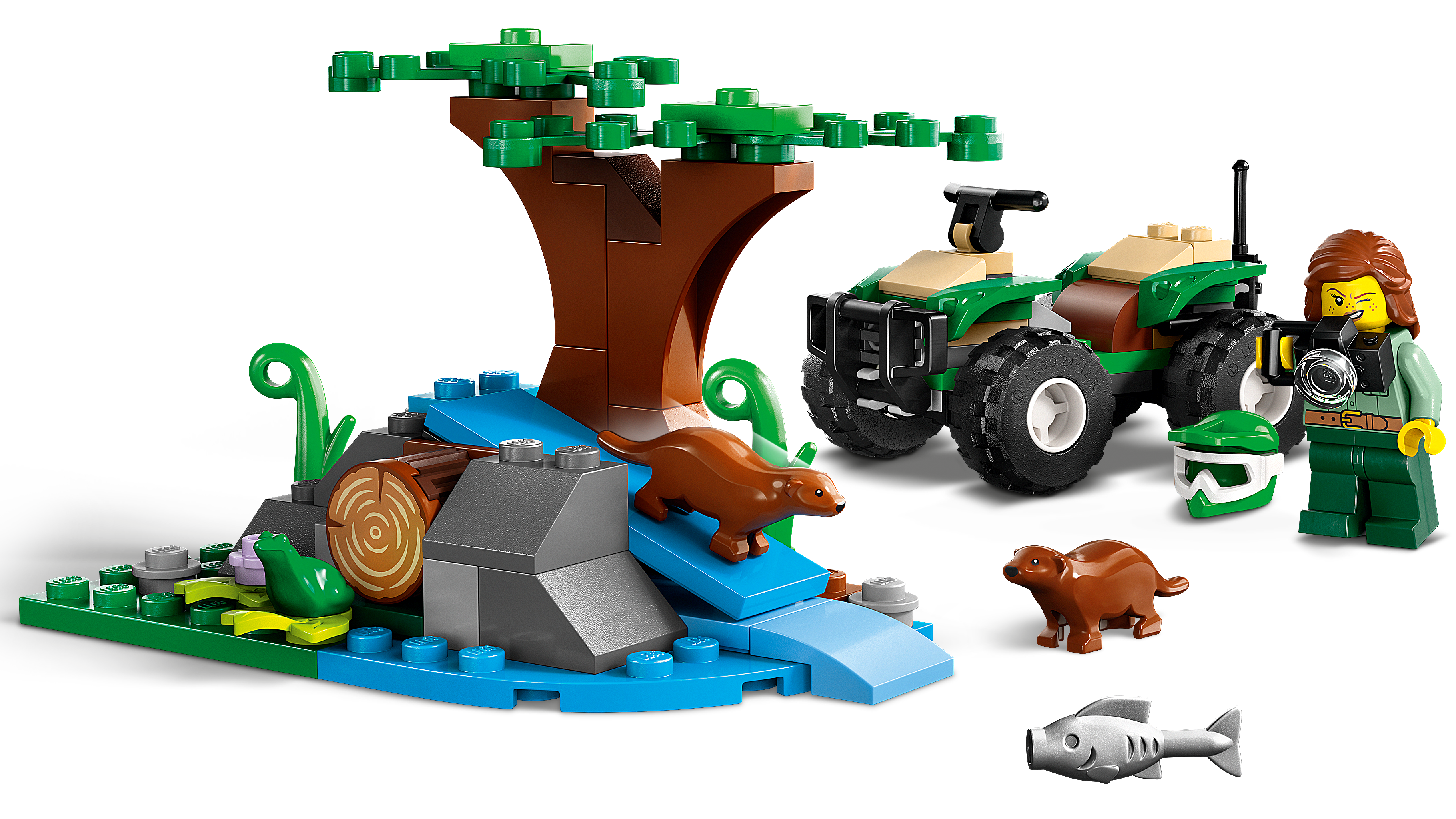 LEGO City 60394 : ATV 和水獺棲息地
