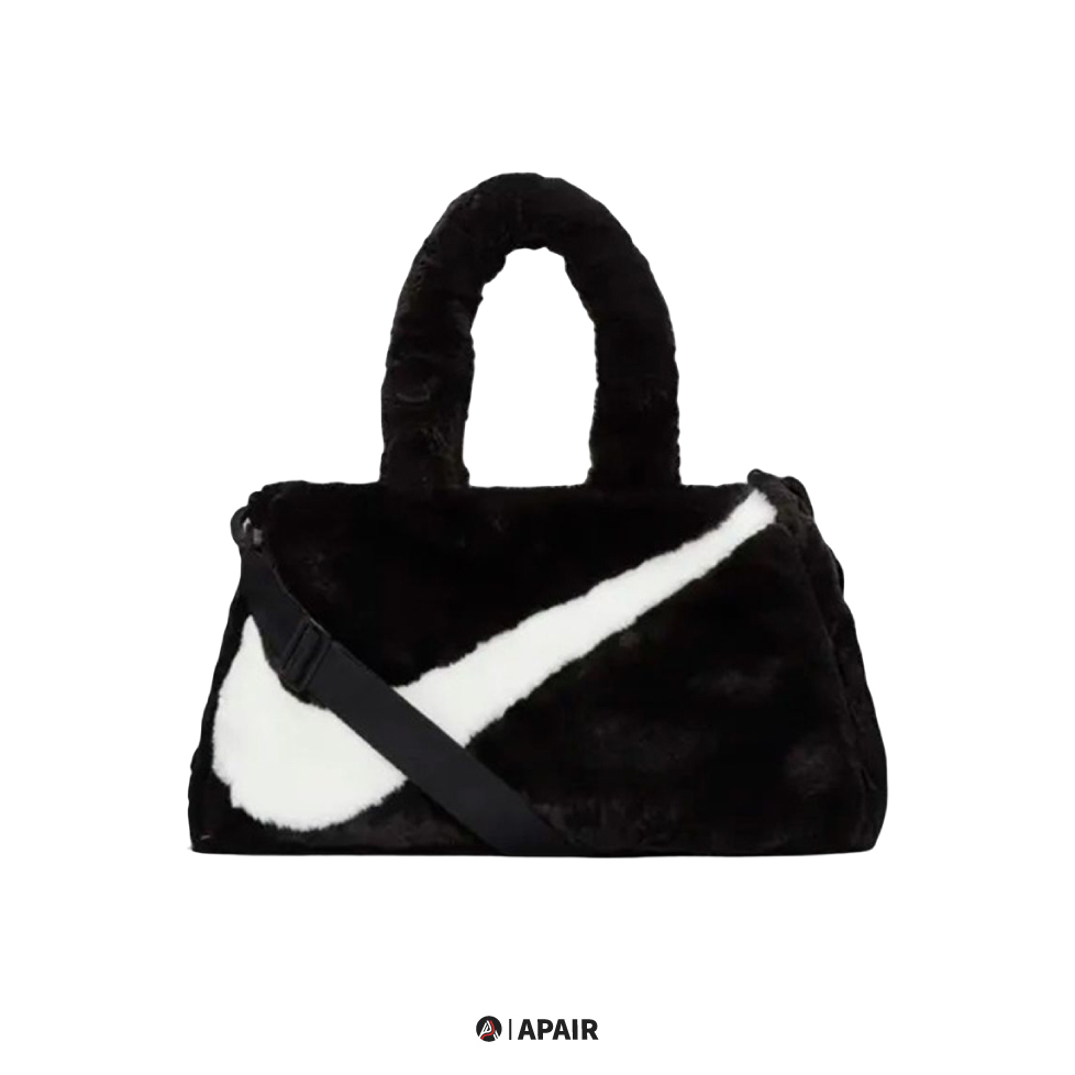 【APAIR】部分現貨 Nike 絨毛 大勾 時尚托特包 黑 DQ5804-010 / 米灰 DQ5804-012 / 桃紅 DQ5804-551