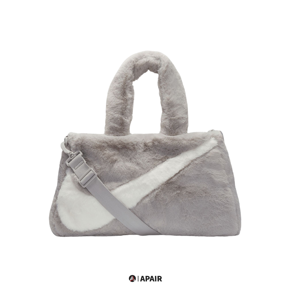 【APAIR】部分現貨 Nike 絨毛 大勾 時尚托特包 黑 DQ5804-010 / 米灰 DQ5804-012 / 桃紅 DQ5804-551