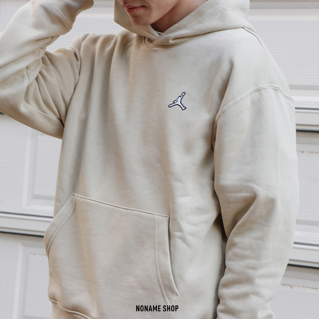 NIKE AS JORDAN ESS FLC PO 帽T 奶茶 (男款)