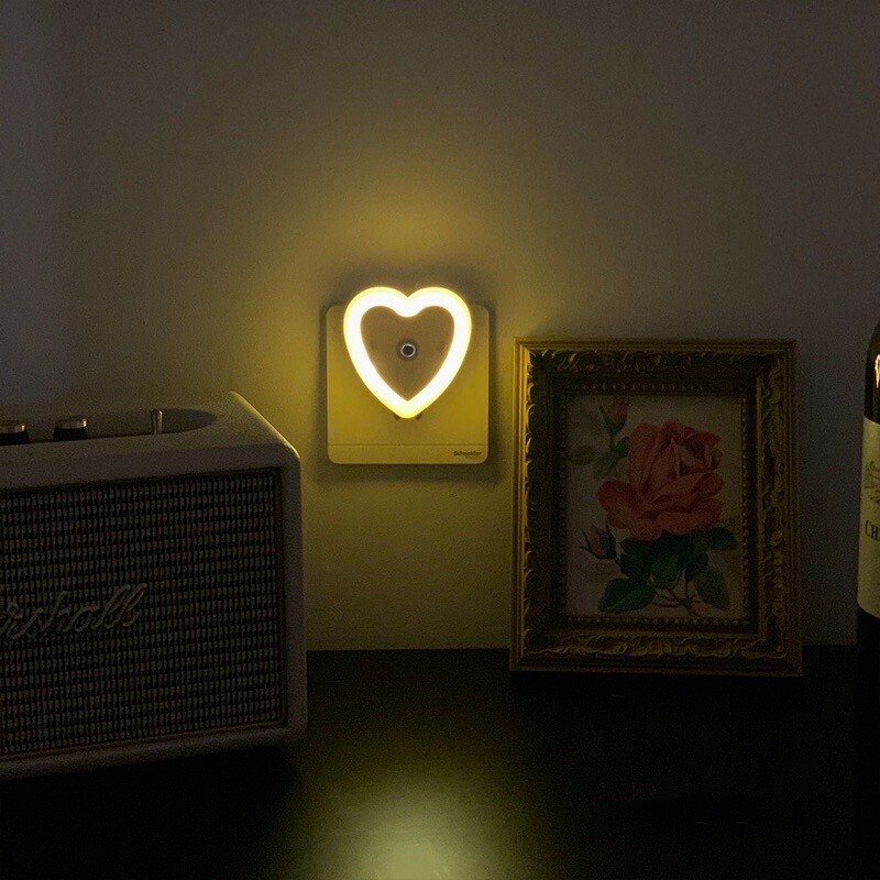 愛心感應小夜燈
