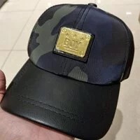 [S] BOYLONDON MILITARY PATTERN BASEBALL CAP GENUINE UNISEX,KHAKI/BLACK, B63CP06U370F (SBB166)