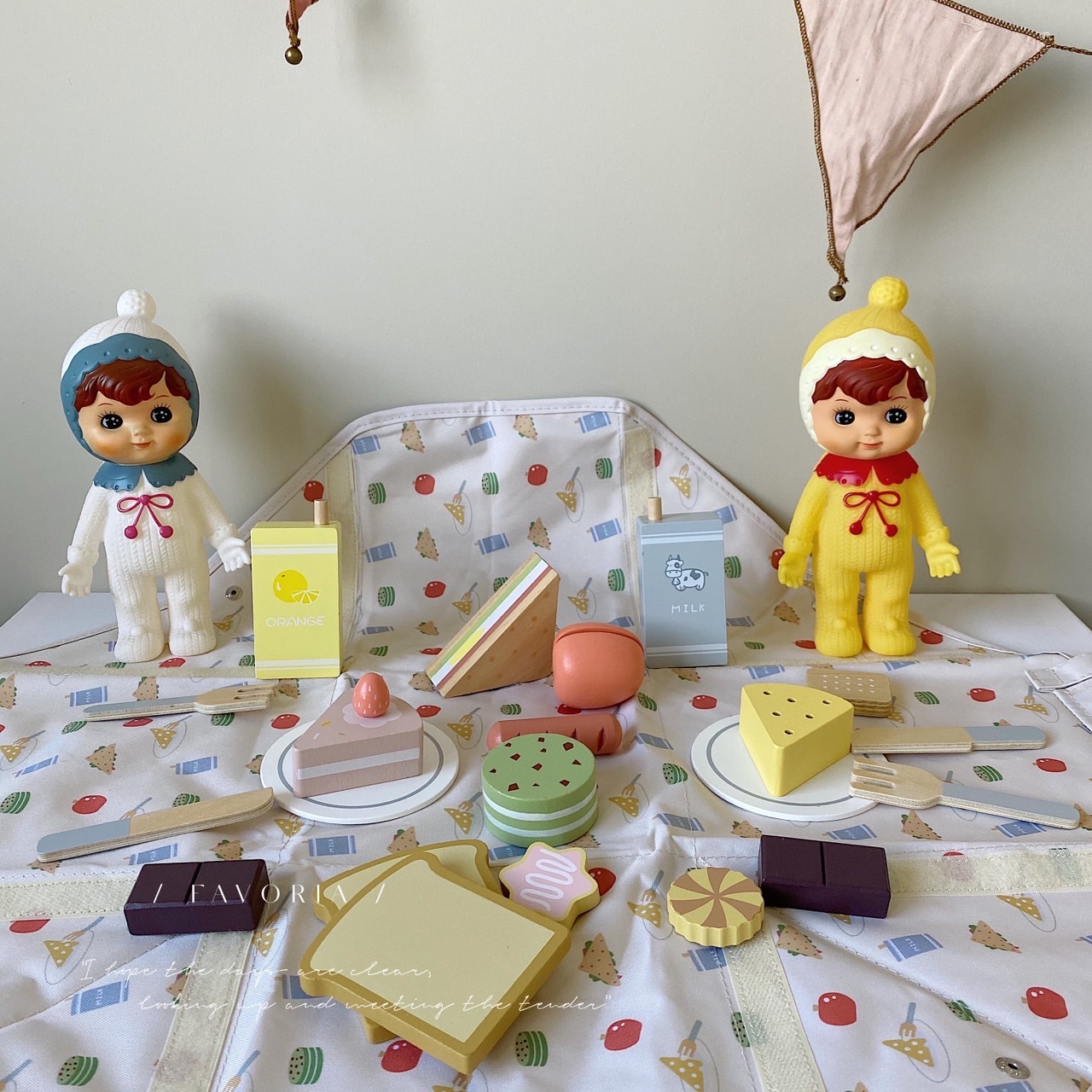 一起去野餐木質仿真套組