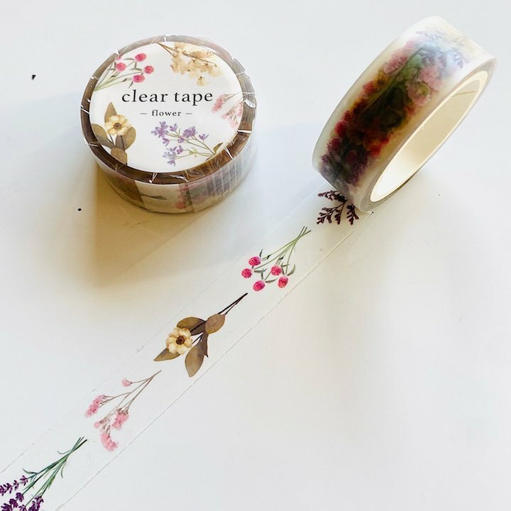 花朵 PET膠帶｜日本Mind Wave