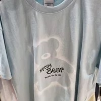 [S] ADLV SPRAY BEAR SHORT SLEEVE T-SHIRT,MINT, ADLV22FW-SSASRB-MNT (SAV132)