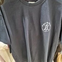 [S] ADLV WATERDROP A LOGO EMBLEM SHORT SLEEVE T-SHIRT,NAVY, ADLV22FW-SSLWTD-NVY (SAV135)
