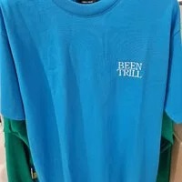 [S] BEENTRILL AURORA COMFORT FIT SHORT SLEEVE T-SHIRT,BLUE, BA222TS024-BL (SBT81)