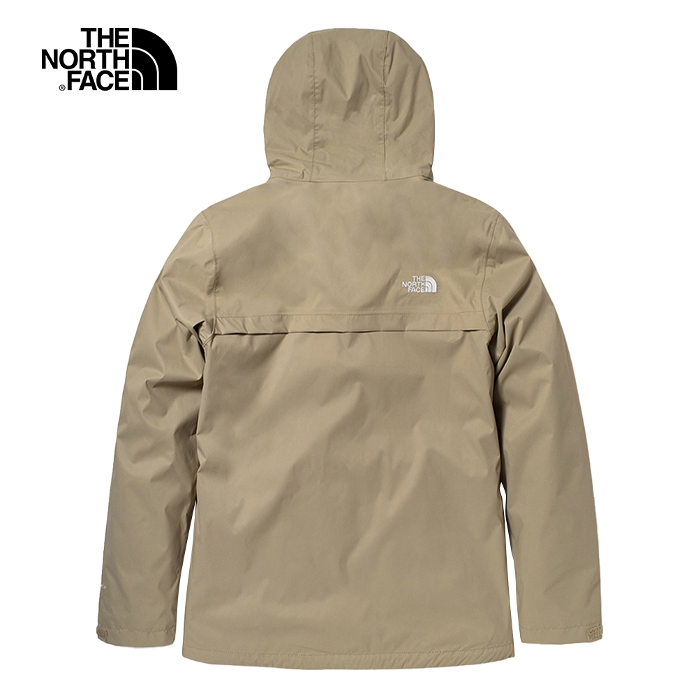 代購 THE NORTH FACE女 防水透氣 連帽三合一外套 卡其 DEC-