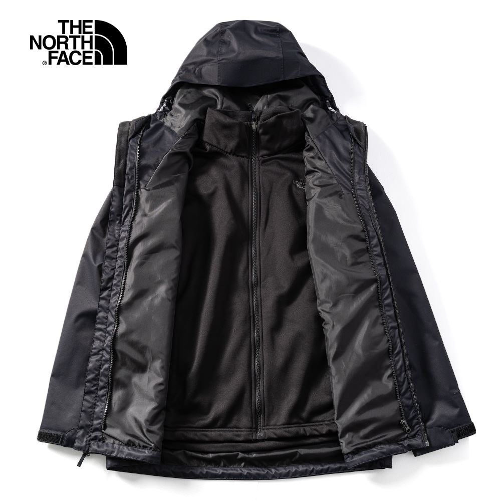 代購 THE NORTH FACE男三合一外套黑 DEC-