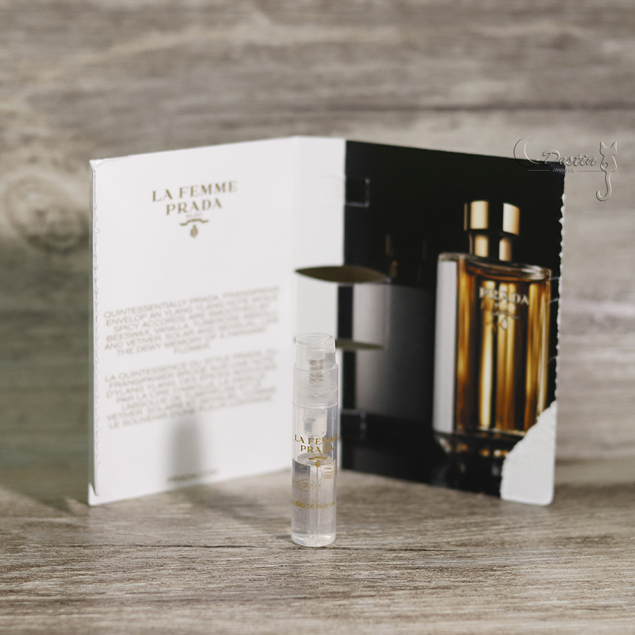 Prada La Femme 女性淡香精EDP 1.5ml 可噴式試管香水全新對香