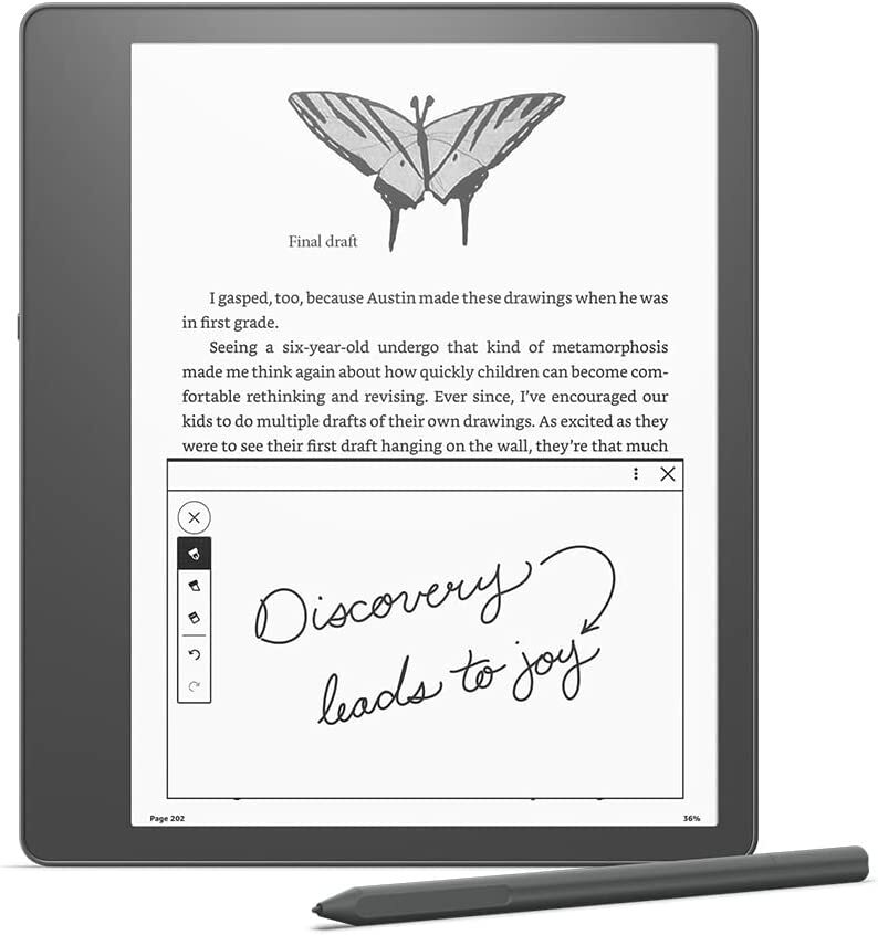 Kindle Scribe【最新2022 第1代】電子書閱讀器 灰色  (高級筆)