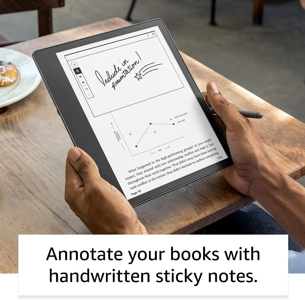AMAZON - 【最新2022第1代】灰色Kindle Scribe電子書閱讀器(基本筆 