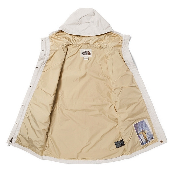 代購 THE NORTH FACE - AP 女 防水透氣長版連帽衝鋒衣 白 DEC-