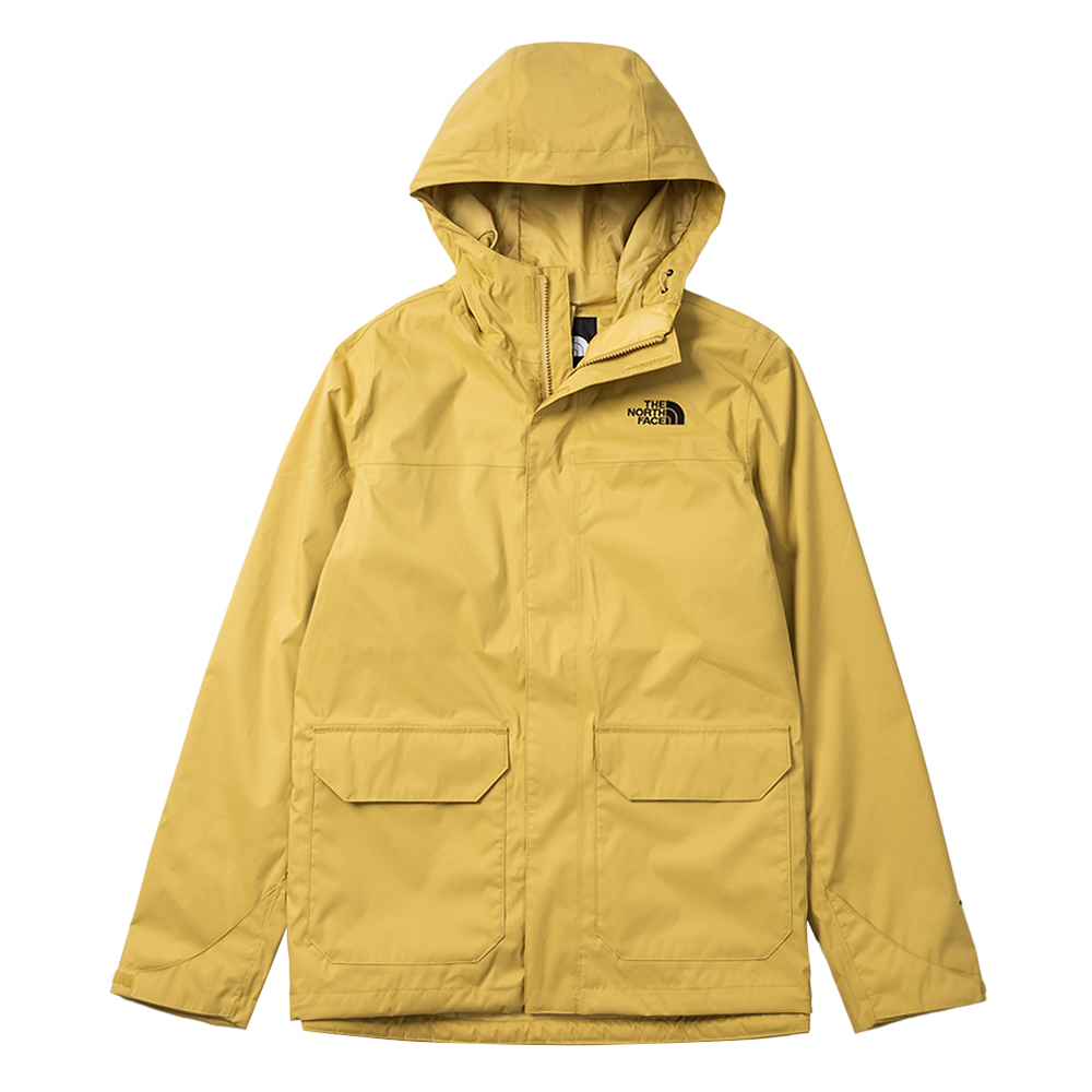 代購 THE NORTH FACE- AP 男 防水透氣連帽衝鋒衣 黃 DEC-