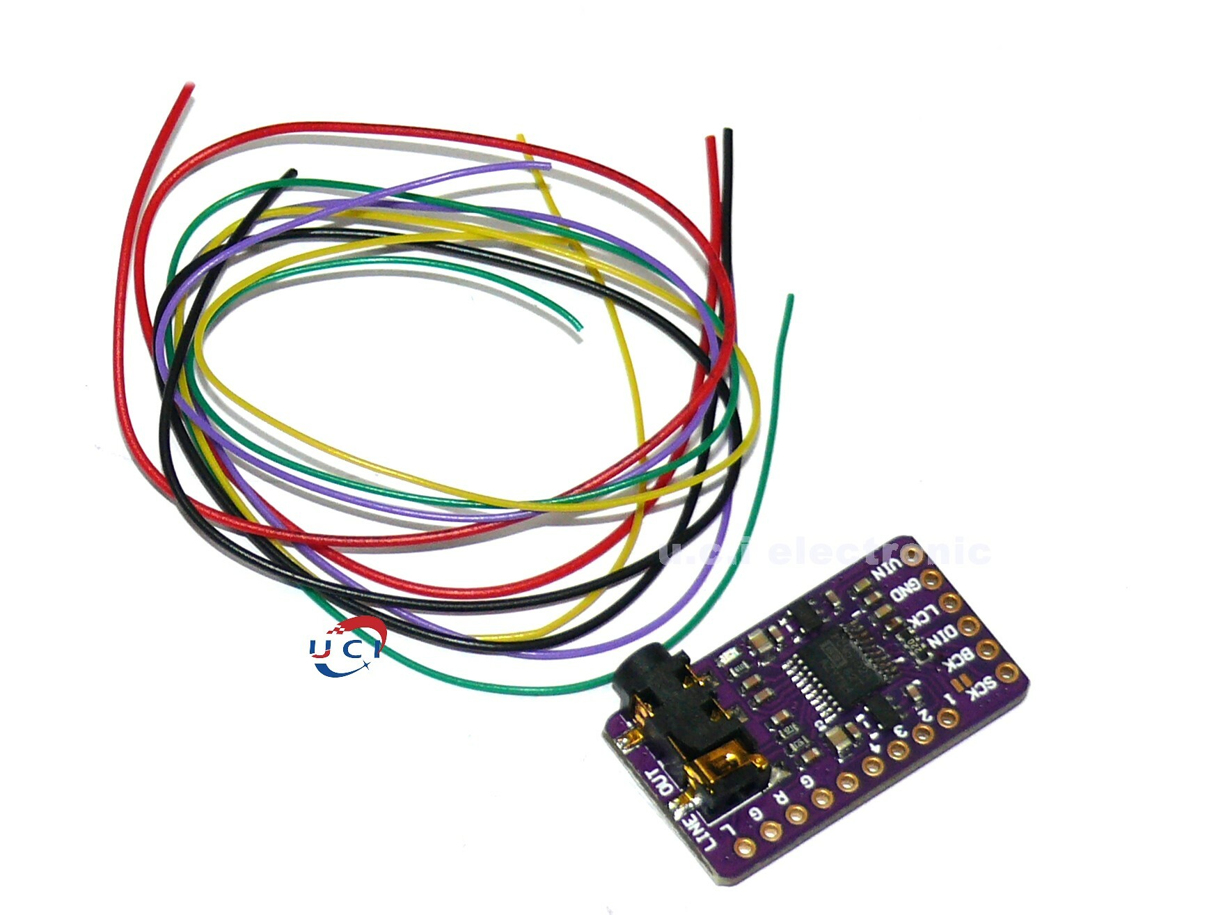 【UCI電子】(1-1) PCM5102 智慧音箱改裝AUX輸出身歷聲專用DAC解碼板