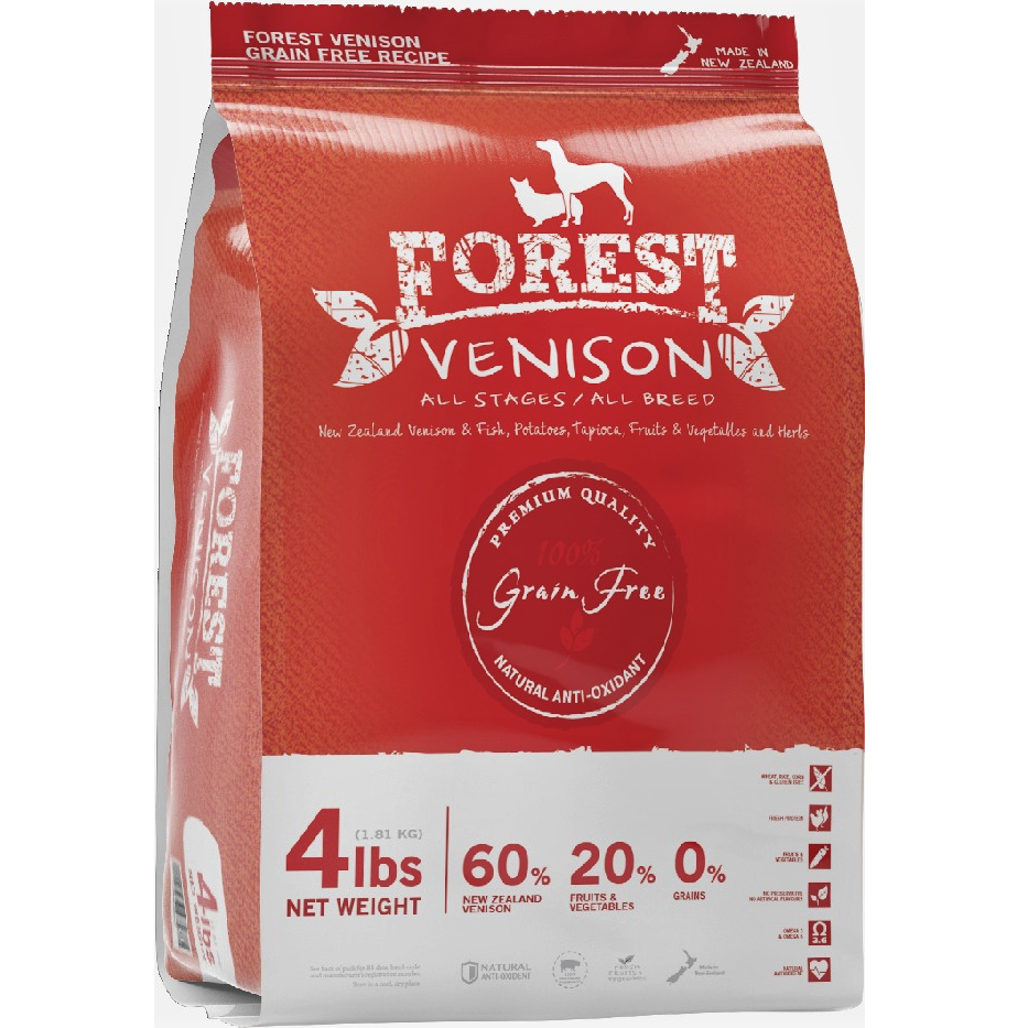 Forest Grain Free Dog Food Venison & Fish 4lb/15lb