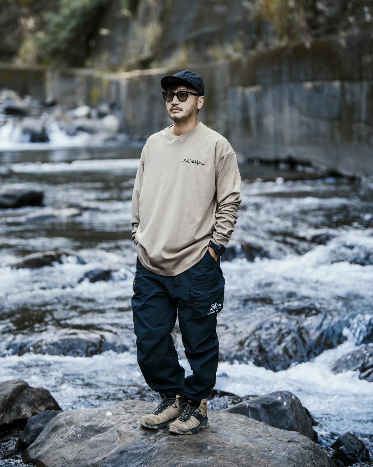 KID ® KANDAN系列 心跳線字體長T 六色