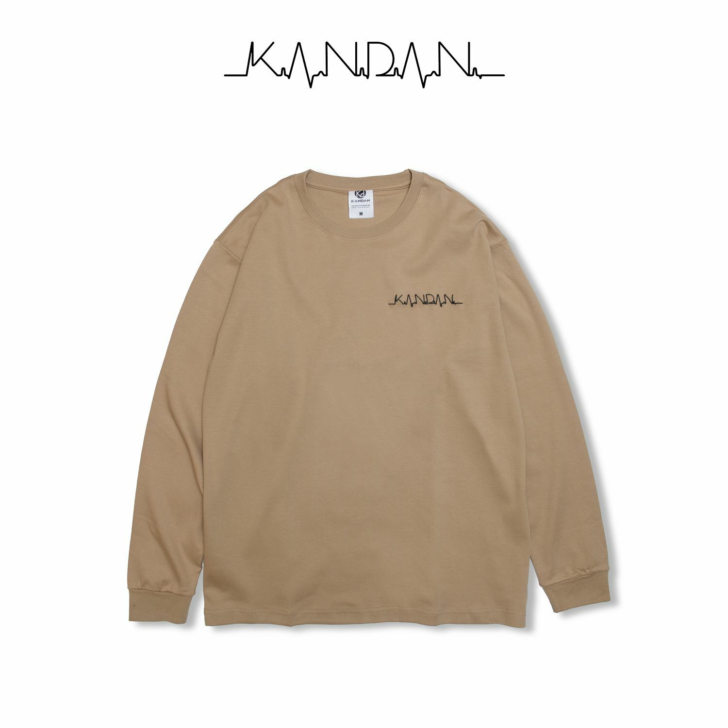 KID ® KANDAN系列 心跳線字體長T 六色