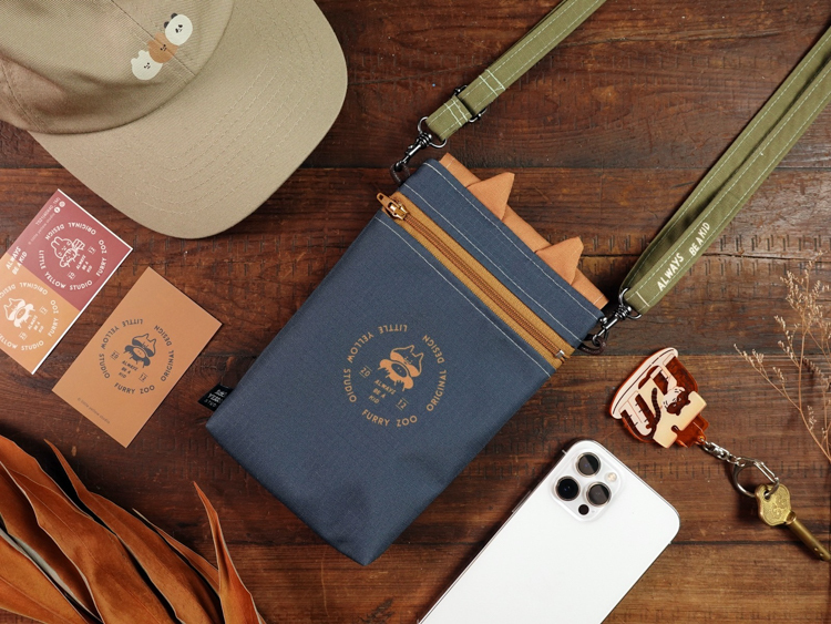 小黃間｜絕版｜造型旅行小包｜雞蛋柴犬