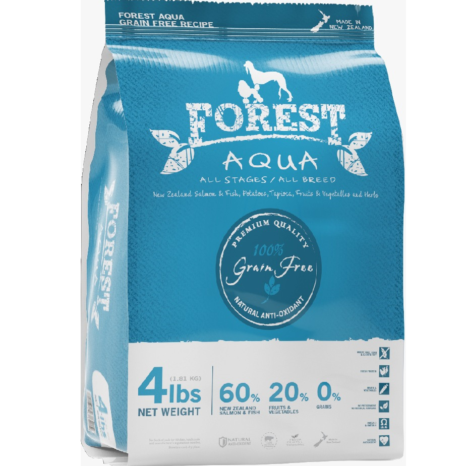 Forest Grain Free Dog Food Aqua Salmon & Fish 4lb/15lb
