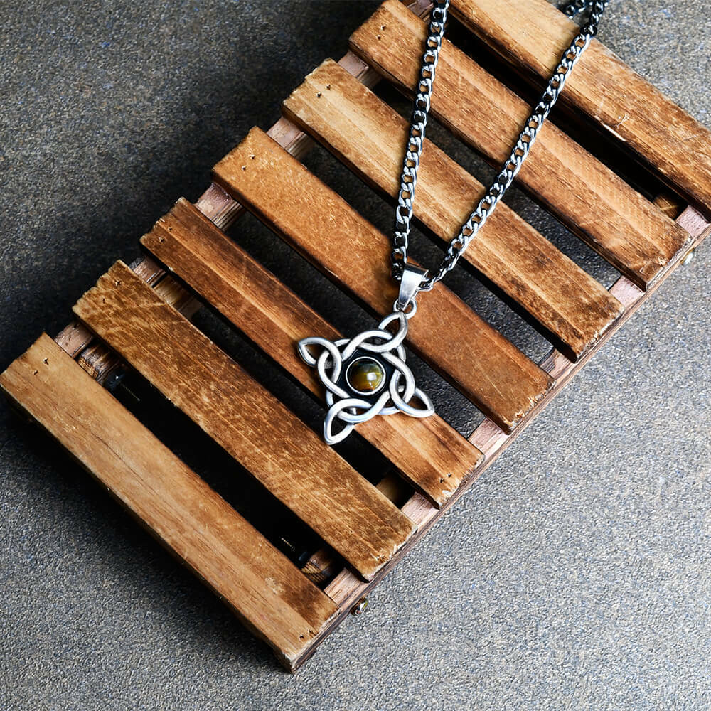 凱爾特結虎眼石 個性項鍊/個性飾品/項鍊－快速出貨