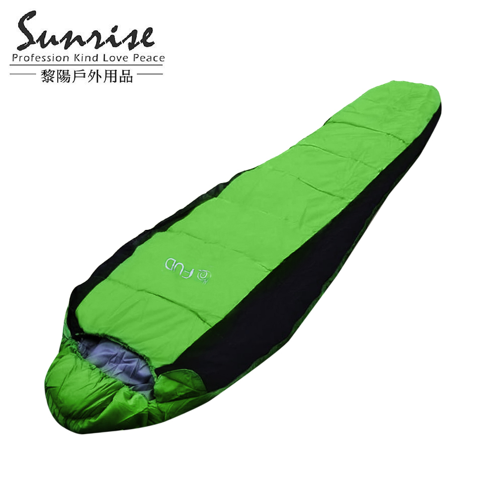 木乃伊化纖睡袋 (綠) 保暖睡袋/輕量透氣/遊學打工/登山露營 63POTFSQM01