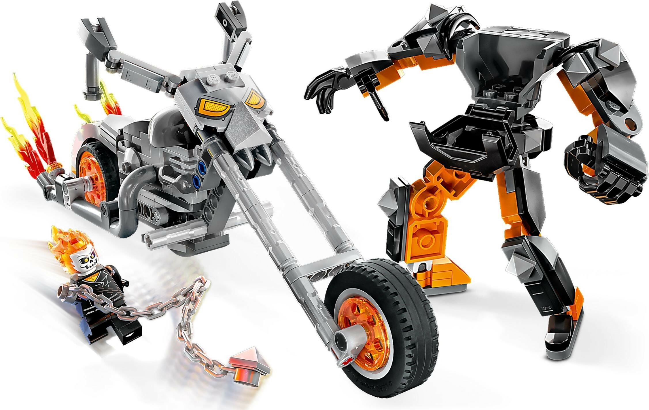 樂高積木 LEGO《 LT 76245 》SUPER HEROES 超級英雄系列 - Ghost Rider Mech & Bike