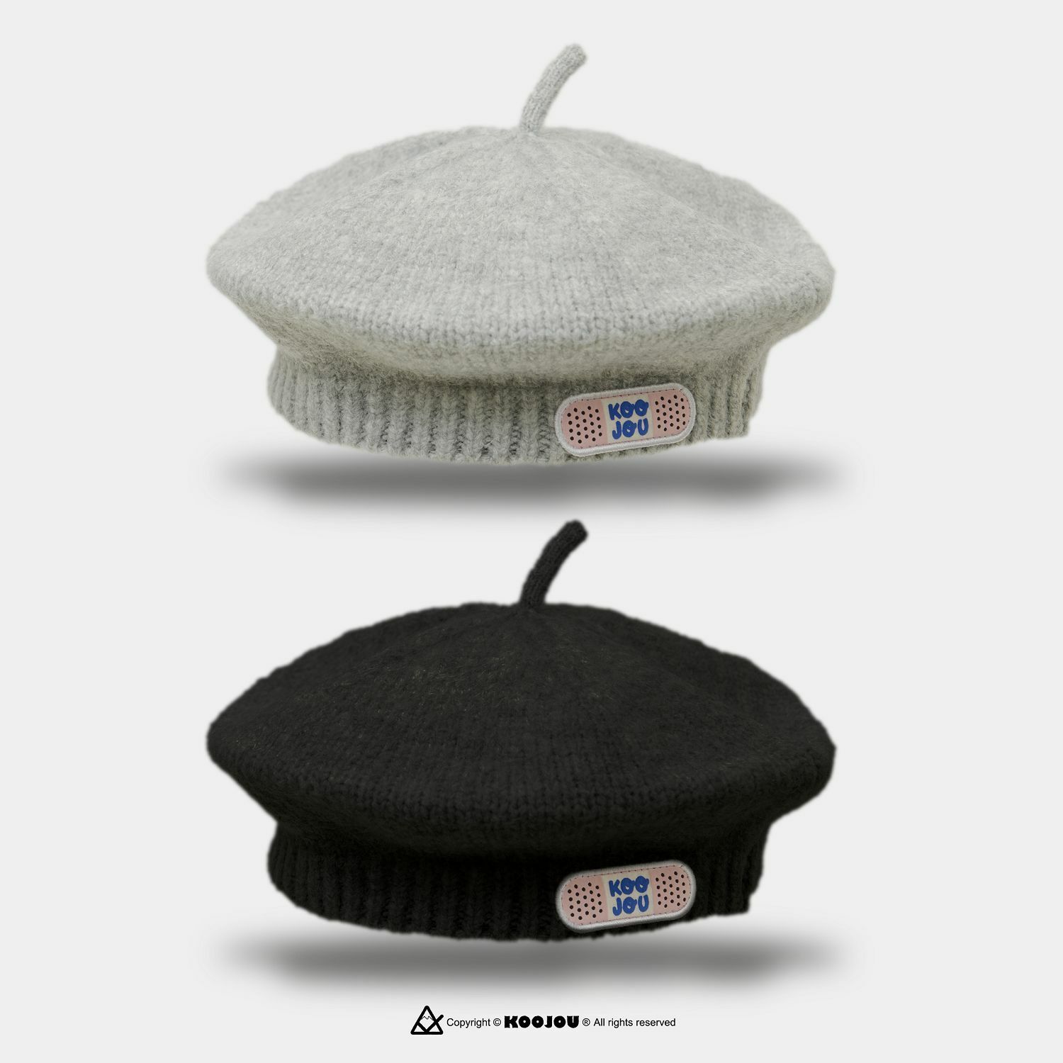 KID ® KOOJOU 針織毛線貝雷帽