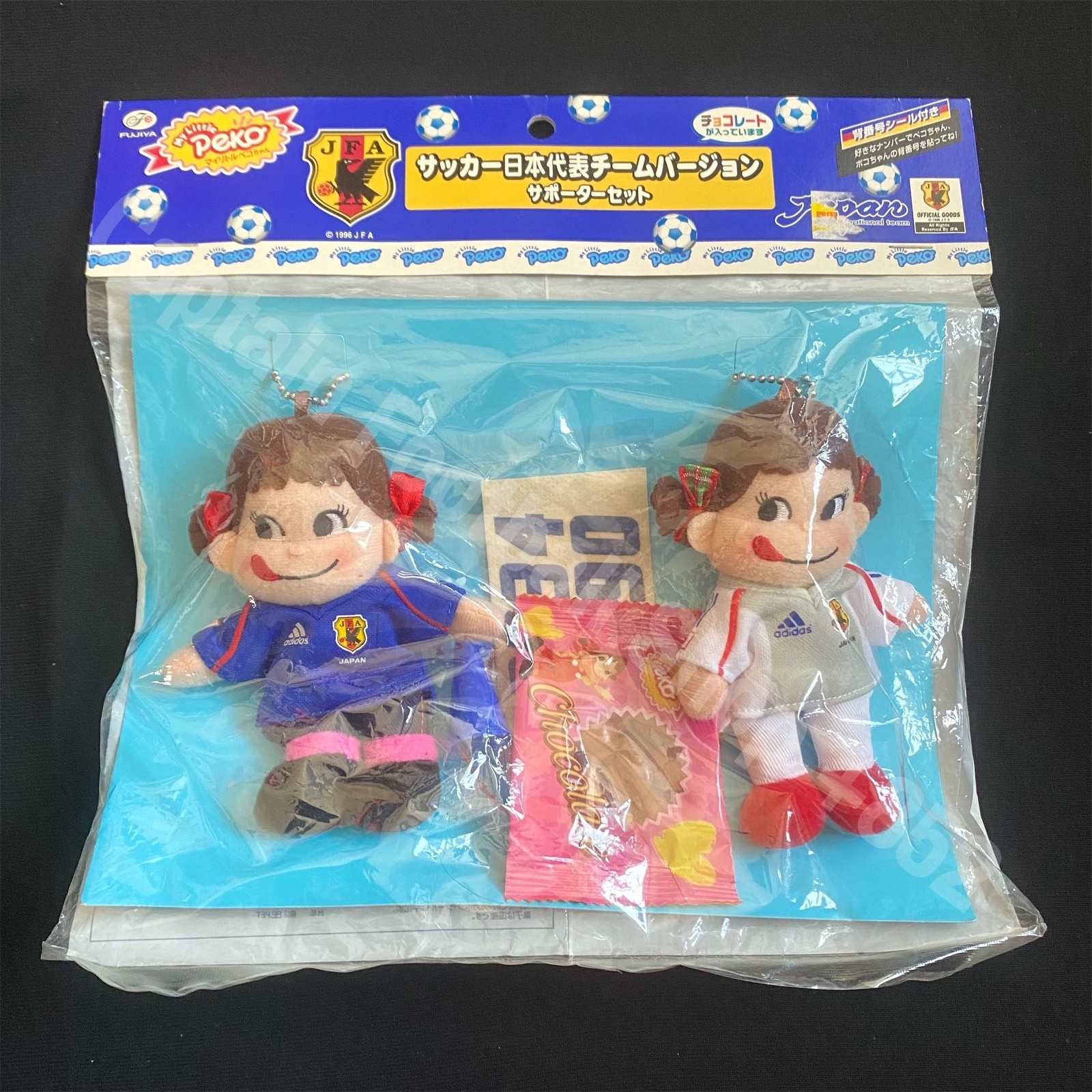 不二家 日本隊 x 牛奶妹 2002 世界盃產品