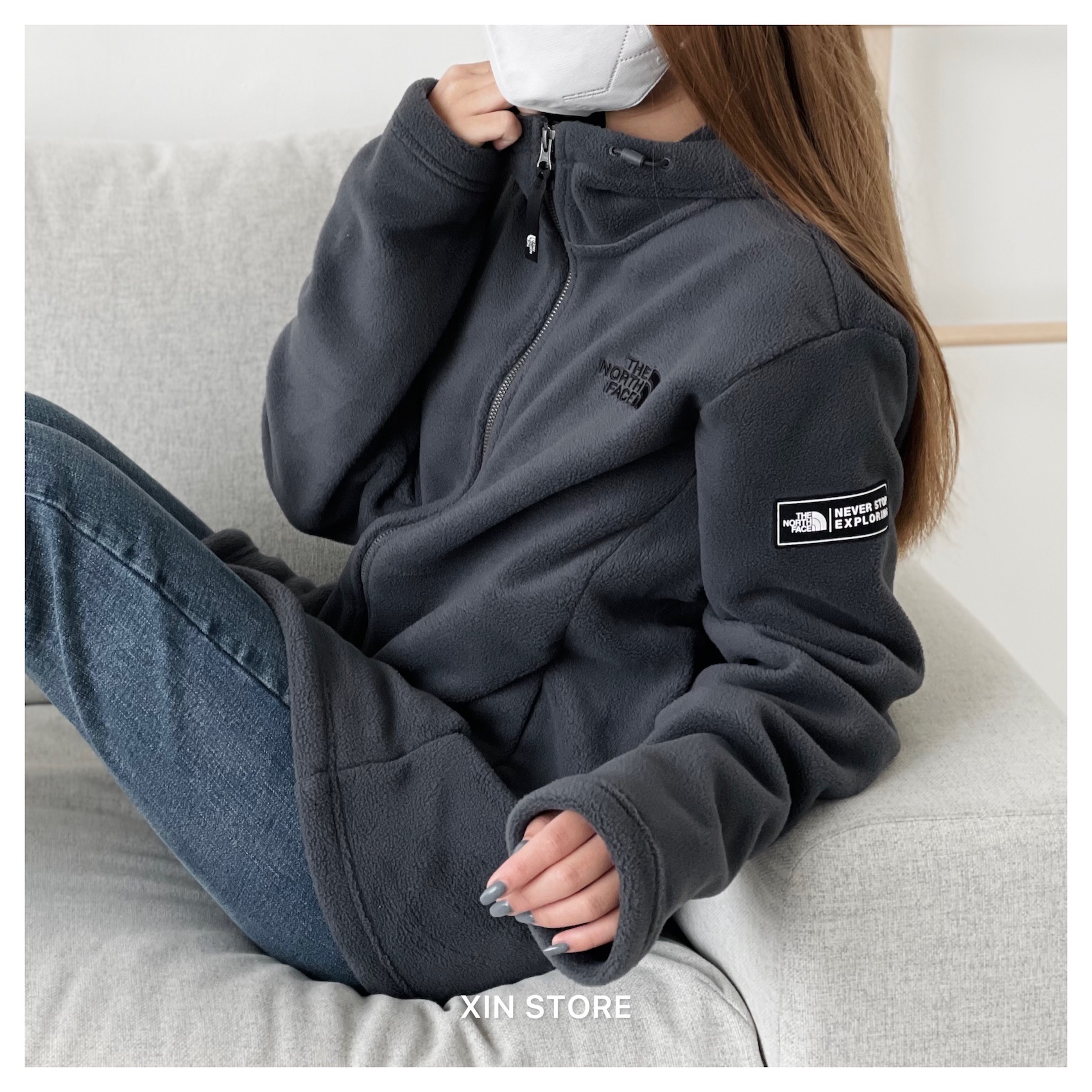 The North Face TNF Mellow Fleece 北臉外套保暖抓絨連帽外套男女款