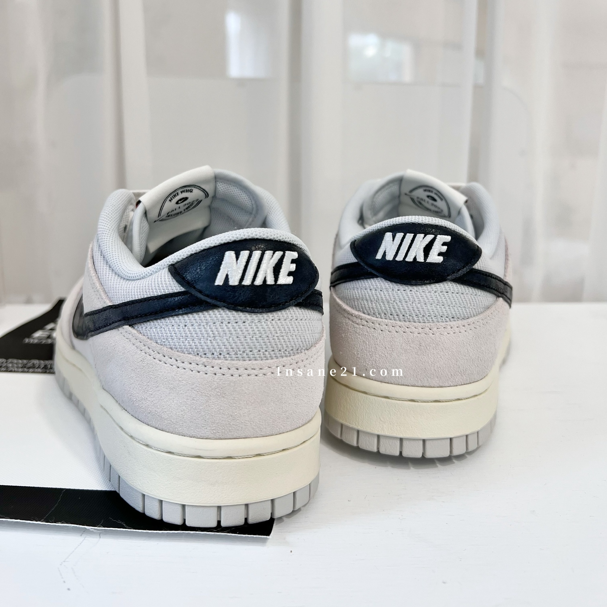 Nike Dunk Low Retro SE 灰色麂皮白米黑勾奶油底男鞋DO9776-001