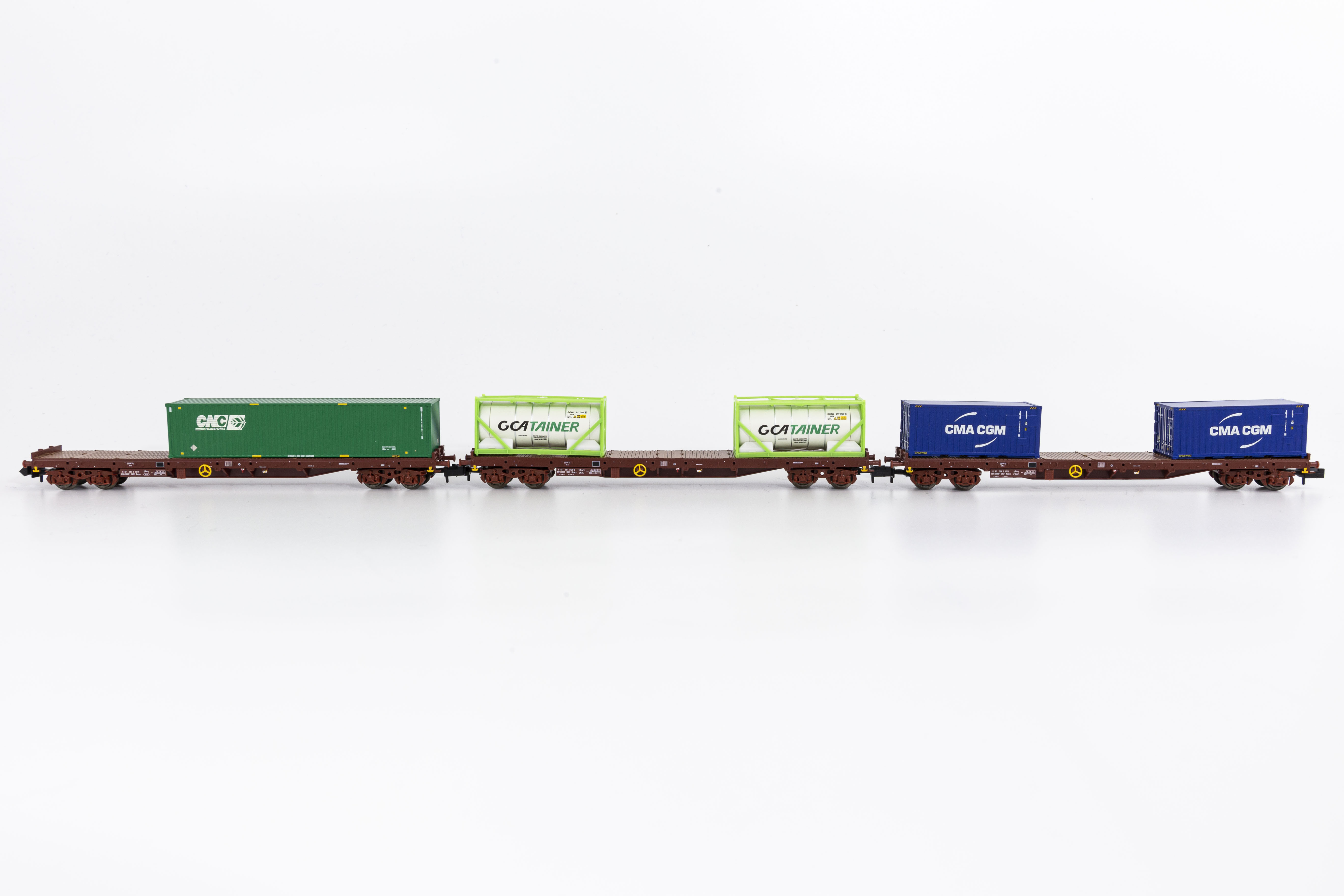 Trix 15072 N Scale Type Rs Container Flat Car Set