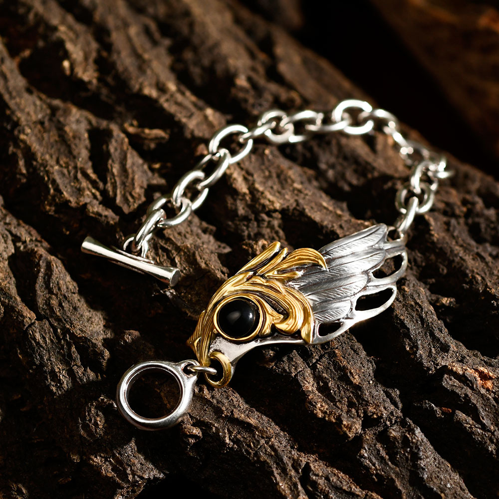 羽毛羽翼 T扣 個性手鍊/個性飾品/手鍊 - 現貨